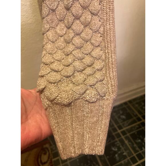 Simplee Boho Button Down V-Neck Raglan Sleeve Sweater Cardigan NWT Size S - Picture 7 of 12